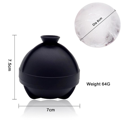 Les moules faits sur commande de boule de glace de silicone, sphère de glace de silicone moule l'eau remplissante facile