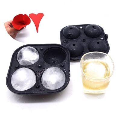 Les mini moules de boule de glace de silicone de Diy ont placé le diamètre de la forme ronde 5.6CM pour des boissons