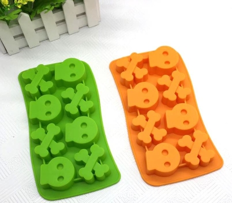 Le glaçon créatif de silicone moule le coffre-fort différent de lave-vaisselle de formes de Halloween