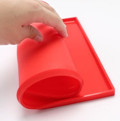 La casserole non corrosive de petit gâteau de silicone, fleur de silicone moule ambiant
