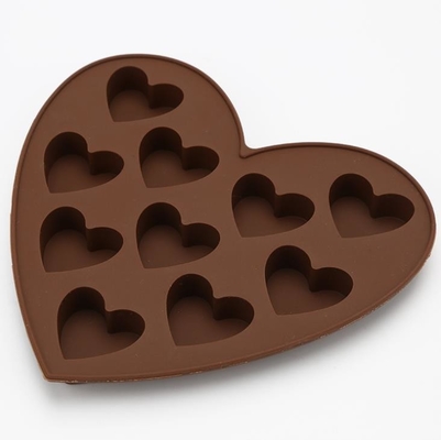 Le chocolat fait sur commande en forme de coeur de FDA moule la température ambiante de -40~230°C