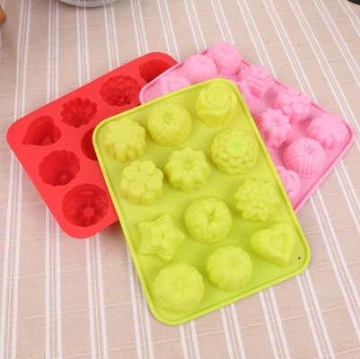 Le glaçon de silicone de cocktail de fleur moule décoratif 87g léger