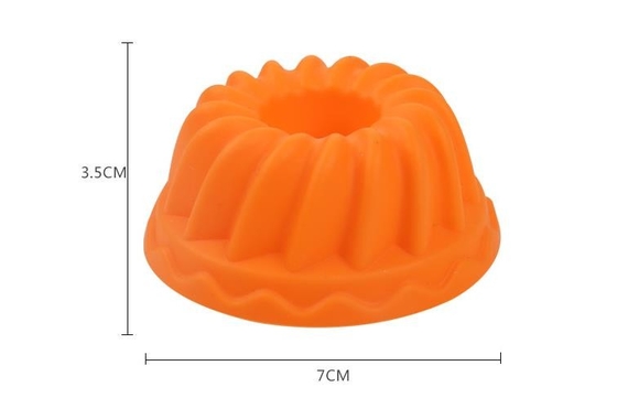 Le petit gâteau de silicone de forme de vis moule le coffre-fort écologique favorable de congélateur d'enfants