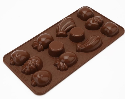 Accessoires de Kirchen de chocolat de fruit petits de barre de moules de plateau de conception faite sur commande de fantaisie