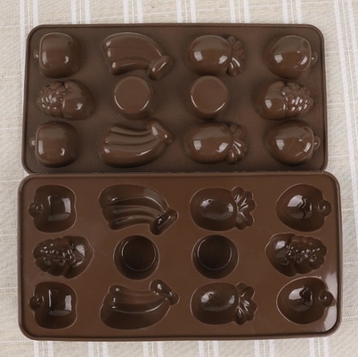 Accessoires de Kirchen de chocolat de fruit petits de barre de moules de plateau de conception faite sur commande de fantaisie