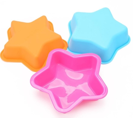 Les moules uniques de gâteau de silicone de conception, cuisson de silicone étame la longue durée de vie