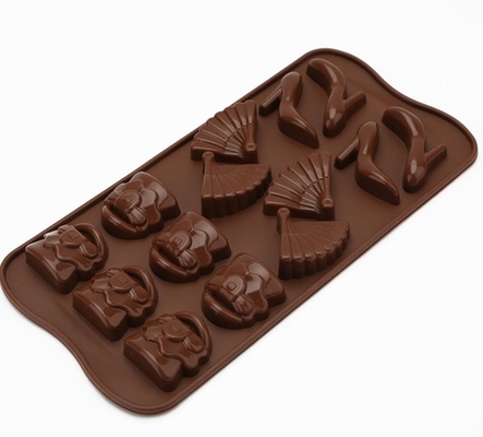 Les moules frais de bonbons au chocolat, chocolat fait sur commande miniature moule des biens