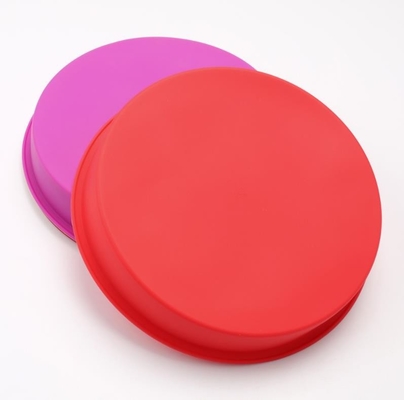 Le gâteau de silicone de 10 pouces moule autour de la longue longévité résistante à la chaleur circulaire