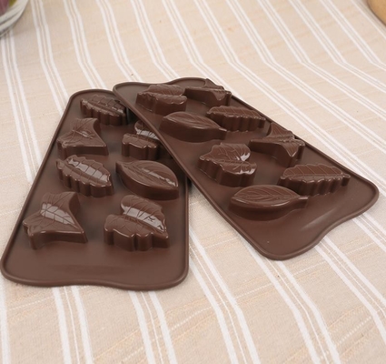 la sucrerie dure faite sur commande de silicone de la feuille 3d moule le nettoyage facile léger de 8 cavités