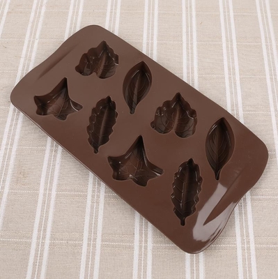 la sucrerie dure faite sur commande de silicone de la feuille 3d moule le nettoyage facile léger de 8 cavités