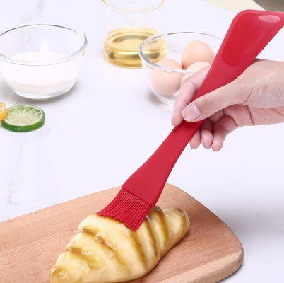 Cuisson de la spatule molle de cuillère de silicone, outils minces de cuisson de brosse de spatule de Turner de silicone