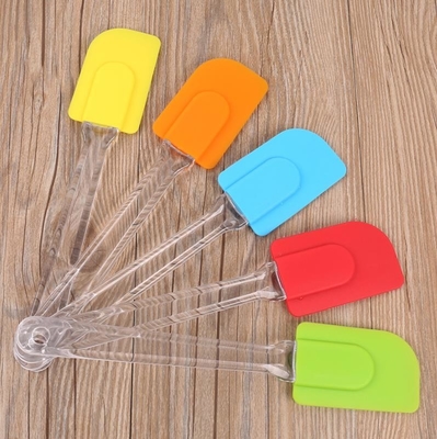 Petite spatule à angles de cuillère de silicone de biscuit faisant cuire l'outil pratique