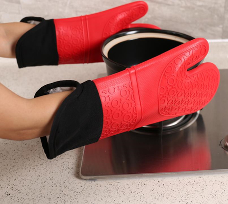 Pleine protection de différents longs de douille de silicone gants de main isolée