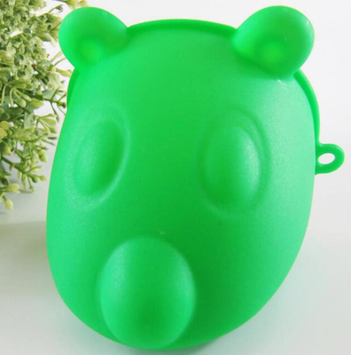 Gants chauds de mains de gants de four de doigt, couleur verte de gants chauds de silicone