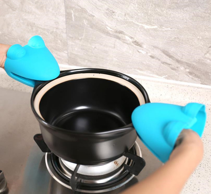 Port facile compatible universel des gants 10.5*10.5cm de main de silicone de Bule