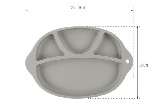 L'anti silicone de glissement badine le matériel non toxique incassable de nettoyage facile de produit
