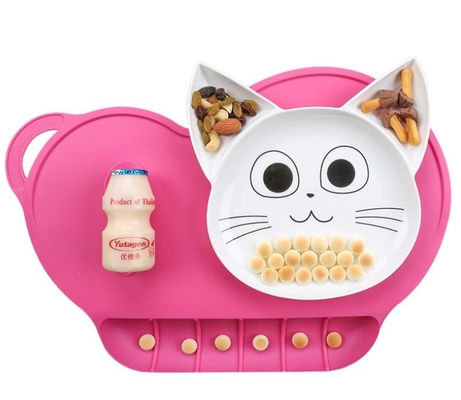 Le silicone de protection de déjeuner de dîner d'enfants badine le lavage de l'eau de produit réutilisable