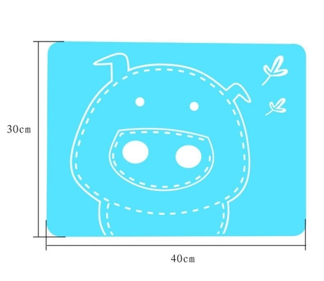 Le silicone d'image de bande dessinée badine la nourriture résistante à la chaleur colorée multi de produit placée