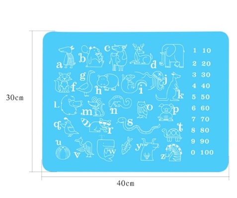 Le silicone animal d'impression badine le produit, silicone Placemat d'enfants pour des enfants en bas âge