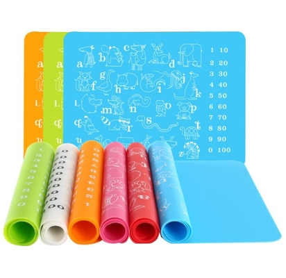 Le silicone animal d'impression badine le produit, silicone Placemat d'enfants pour des enfants en bas âge