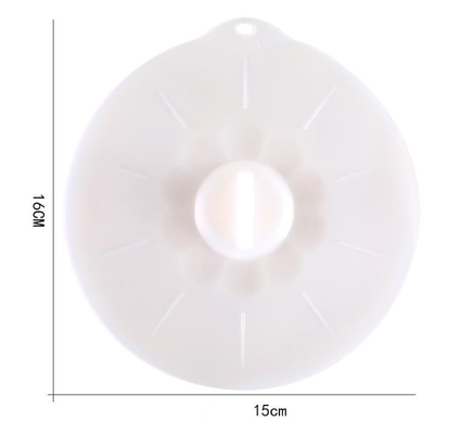 Couvercle standard de petite taille de couverture de cuvette de conservation des aliments de silicone de catégorie comestible