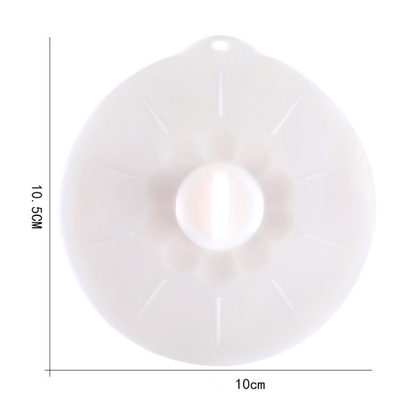Mini couvercle standard de couverture de cuvette de conservation des aliments de silicone de catégorie comestible de taille
