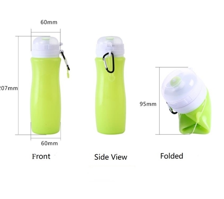 bouteilles d'eau libres de silicone de FDA de bouteilles d'eau du bpa 450ML avec le logo fait sur commande d'impression