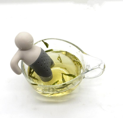 BPA libèrent l'homme standard d'infuser de thé de silicone de M. Tea FDA avec le paquet de boîte disponible