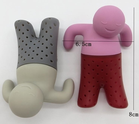 BPA libèrent l'homme standard d'infuser de thé de silicone de M. Tea FDA avec le paquet de boîte disponible