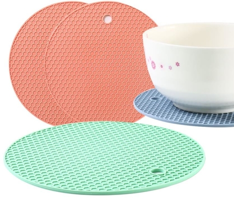 Ustensiles de silicone de noyau de Thikcened, tapis de alimentation 3MM de silicone anti bactéries