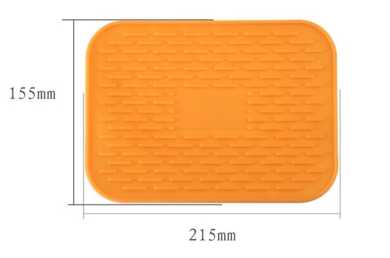 Outils de cuisine de silicone de rectangle, isolation thermique de tapis d'aliment pour bébé de silicone