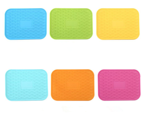 Outils de cuisine de silicone de rectangle, isolation thermique de tapis d'aliment pour bébé de silicone