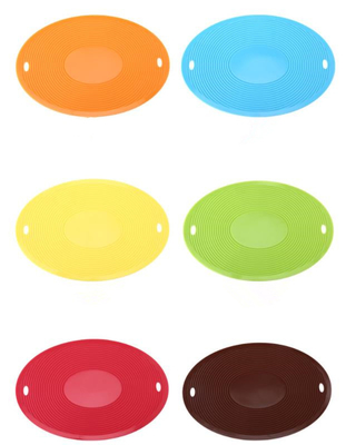 La grande cuisine de silicone de taille usine l'enfant appliqué par famille ovale de maison de forme favorable