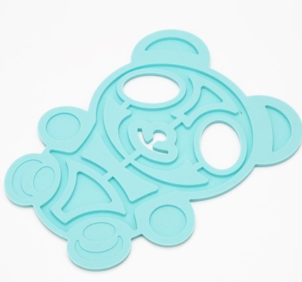 Outils de cuisine de silicone d'ours, enfants isolés résistants à la chaleur de tapis de Tableau librement