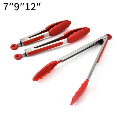 La cuisine professionnelle durable de silicone usine le nettoyage facile de trois morceaux