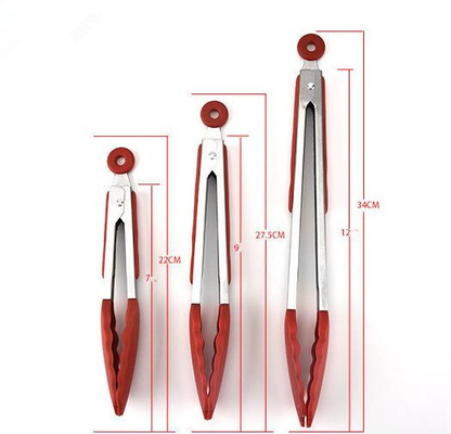 La cuisine professionnelle durable de silicone usine le nettoyage facile de trois morceaux