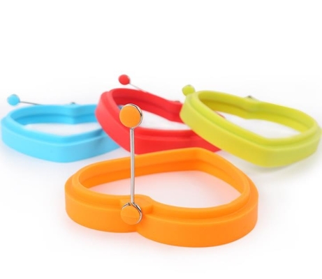 La cuisine de silicone de coeur usine le regard mignon BPA libre pour le petit déjeuner d'enfants d'enfant
