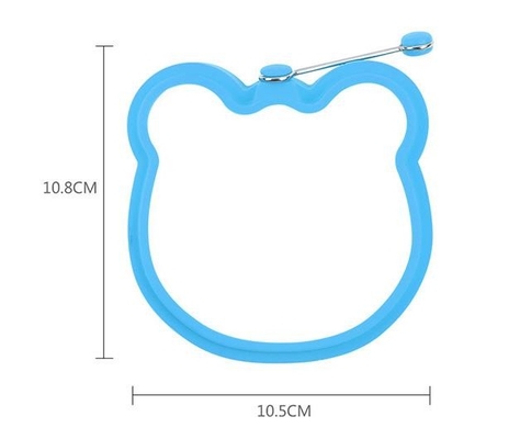 BPA libèrent la forme de chat d'outils de cuisine de silicone pour la cuisson d'oeuf au plat