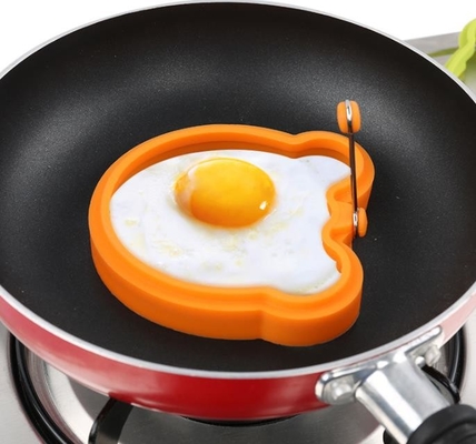 BPA libèrent la forme de chat d'outils de cuisine de silicone pour la cuisson d'oeuf au plat