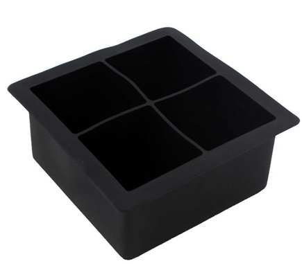 le glaçon du silicone 4pcs moule Logo And Custom Embossed Logo de impression fait sur commande