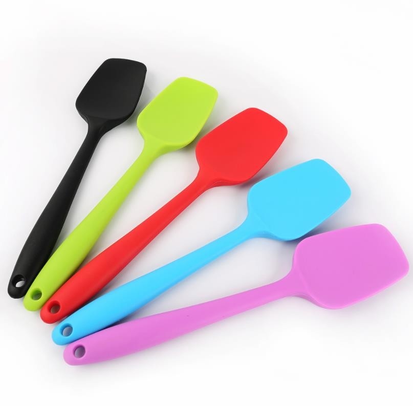 Couleur adaptée aux besoins du client de grande taille de noyau de silicone non de spatule à hautes températures de bâton